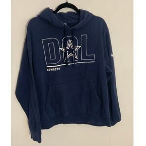 Nike Dallas Cowboys Navy Hoodie Men's size large